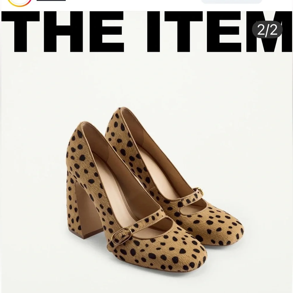 ZARA ANIMAL PRINT HEELS - THE ITEM ZARA WOMAN - Picture 2 of 9